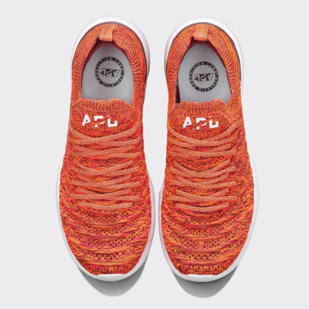 APL TechLoom Wave weave Sneakers Impulse Red White Athletic Shoes Sz 11 NEW!